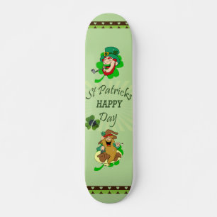 Skateboard de la Saint Patrick