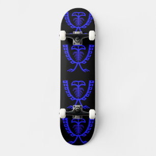 Skateboard de l'aigle bleu en tête