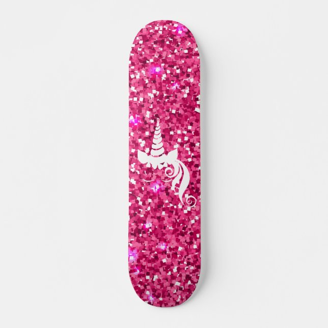 skateboard de licorne (Devant)