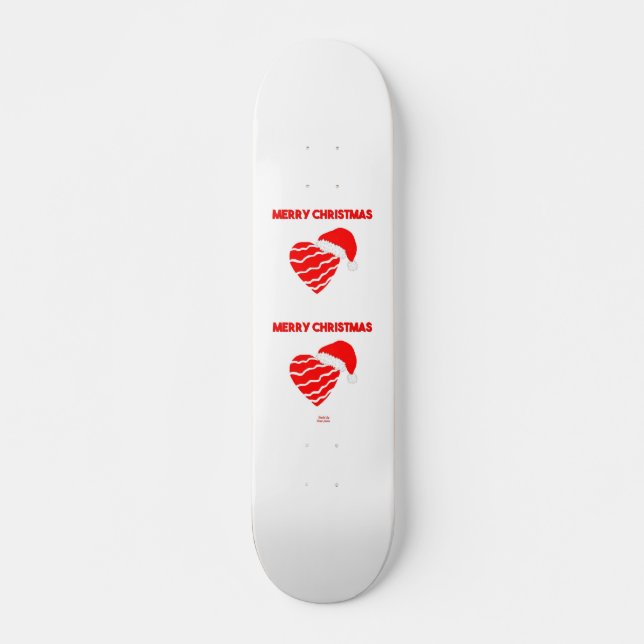 Skateboard de Noël Père Noël (Devant)