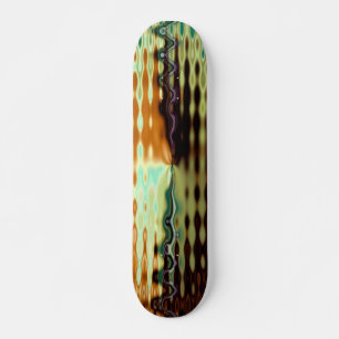 Skateboard de vague psychédélique