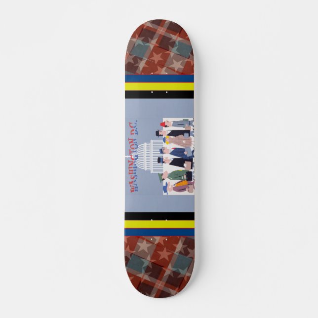 Skateboard de Washington D.C. (Devant)