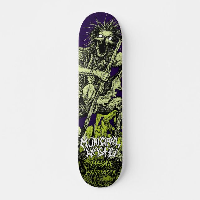 Skateboard Déchets municipaux - planche à roulettes agressive (Devant)