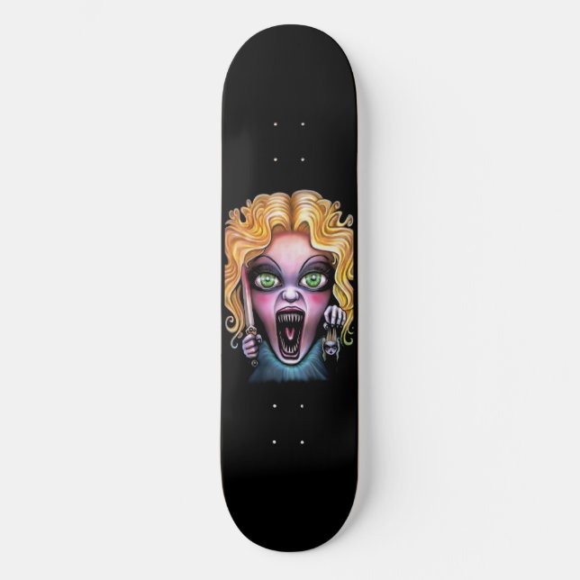 Skateboard Deck "Blondie Vampire" (Vorderseite)