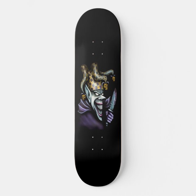 Skateboard Deck "Jester 1" (Vorderseite)