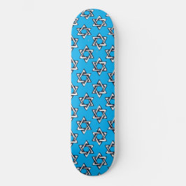 Skateboard Deck Judaica - Cadeaux - Etoiles juives