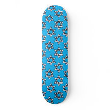 Skateboard Deck Judaika - Geschenke - Jüdische Sta