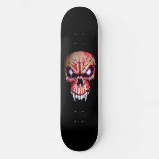 Skateboard Deck "Red Vampire Skull"