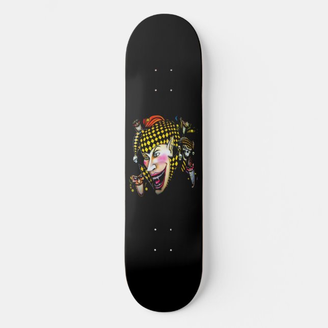 Skateboard Deck "Vampire Jester 4" (Vorderseite)