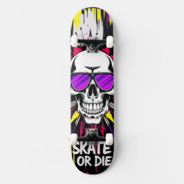 Skateboard Deck 'VIN' - Punk Grunge - SKATE OR DIE