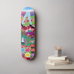 Skateboard Décoration murale en planche à roulettes Alice au 