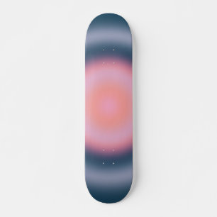 Skateboard Dégradé bleu de la marine Abstraite