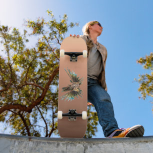 Skateboard Dégradé pêche - foncé à clair Humeurs saisonnièr