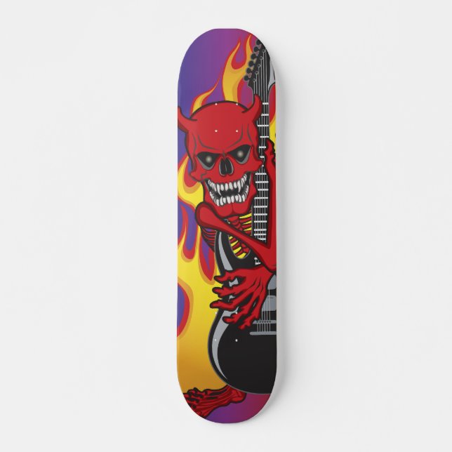 Skateboard Démon de Rock (Devant)