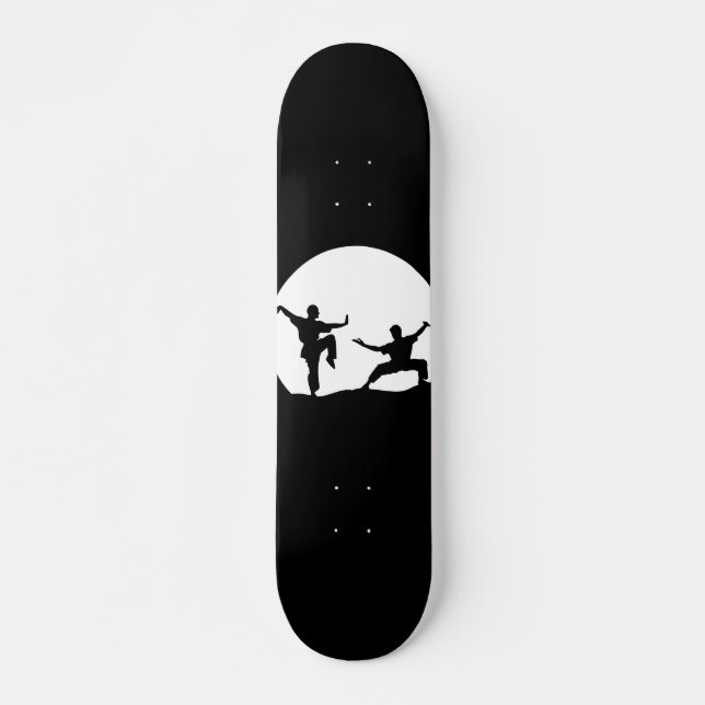 Skateboard Deportistas en combate de kung fu  (Vorne)