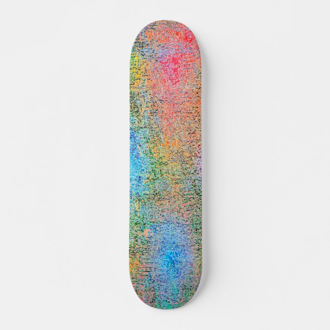 Skateboard Déprédation des couleurs (Devant)