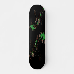 Skateboard der Hawaiianischen Inseln