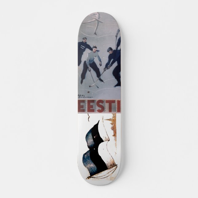 Skateboard des Jeux d'hiver estoniens (Devant)