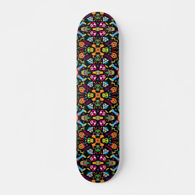 Skateboard Des lutteurs mexicains Cool prêts à se battre et à (Devant)