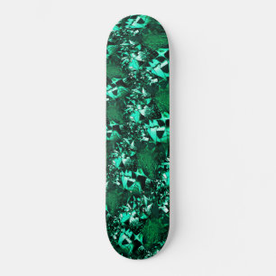Skateboard Des tons verts clairs, en relief