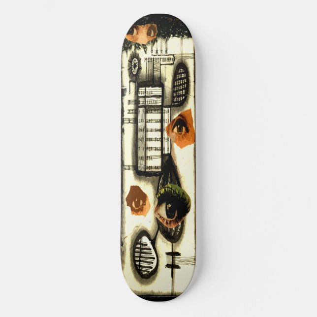 Skateboard des yeux Abstraits (Recto)