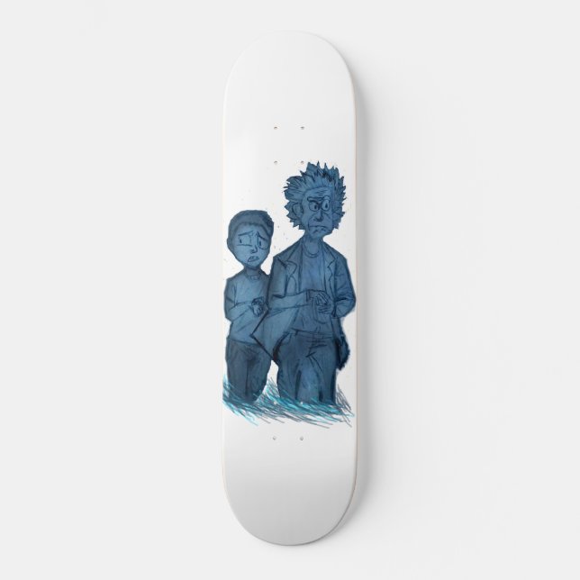 Skateboard Desenho á mão do R&M (Recto)