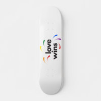 Design coloré, moderne, ludique de Love Wins