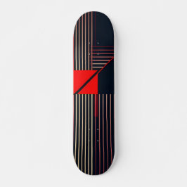 Skateboard Design graphique rétro élégant