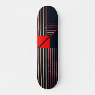 Skateboard Design graphique rétro élégant