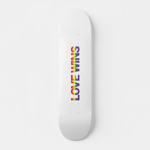 Skateboard Design moderne, simple, coloré, dynamique L'amour 