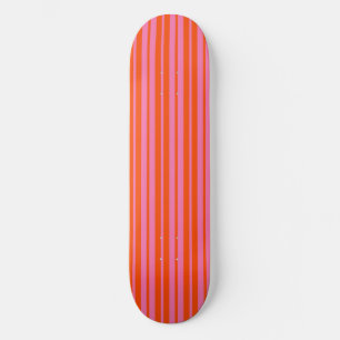 Skateboard Design Motif Orange Rose