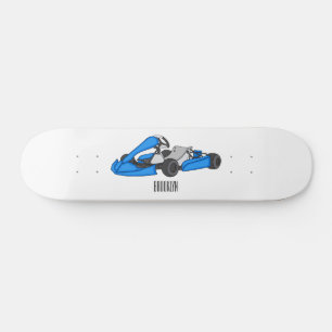 Skateboard dessin animé de Kart racing