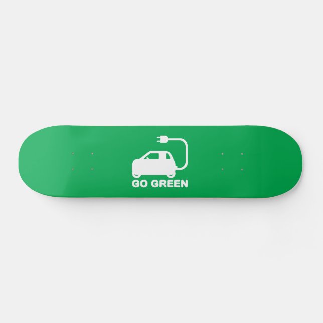 Skateboard Devenez écolo ~ Conduite de voitures électriques (Horz)