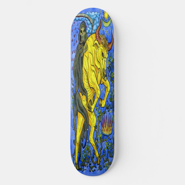 Skateboard Devil and Gold Bull (Vorderseite)