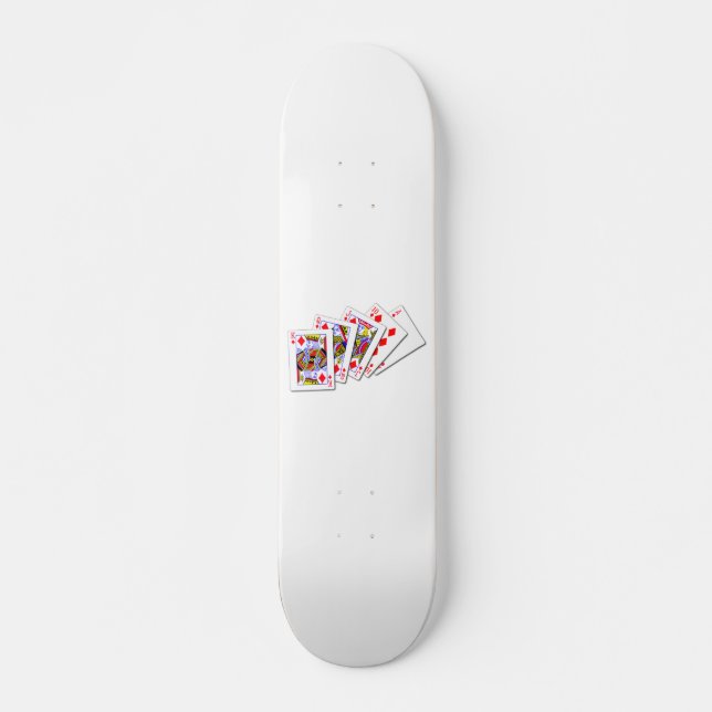 Skateboard Diamants de chasse royale (Devant)