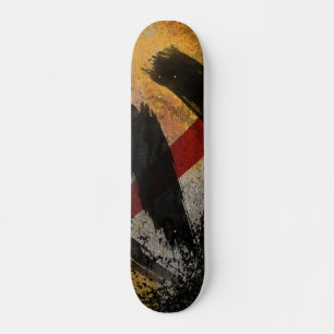 Skateboard, die Narbe, Digital abstrakt Skateboard