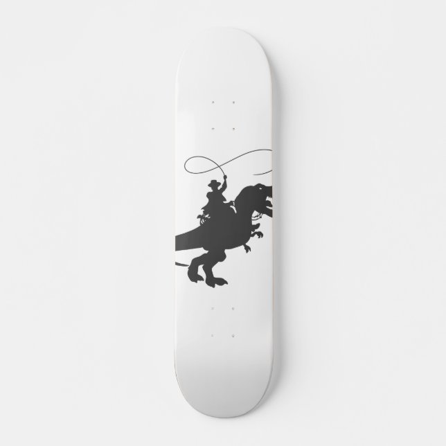 Skateboard Dinosaure de cow-boy à l'époque préhistorique (Devant)