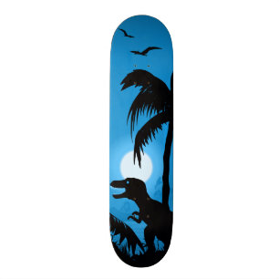 Skateboard Dinosaure de la nuit