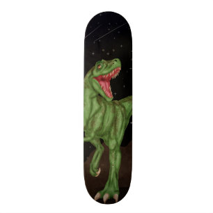Skateboard Dinosaure - nuit préhistorique