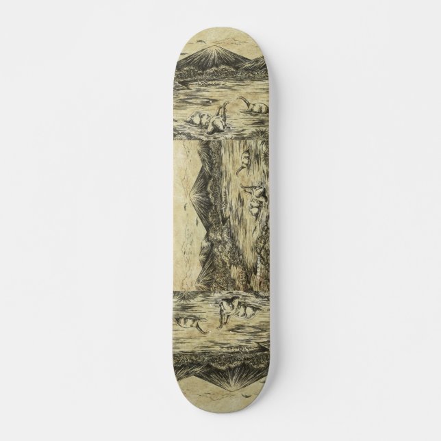 Skateboard Dinosaures (Devant)