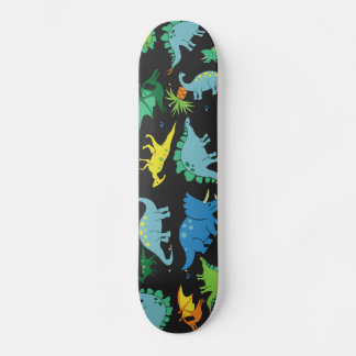 Skateboard Dinosaures Dinos Colorful Playful Boys