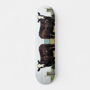 Skateboard Discours sur la vache à l'immunité des troupeaux