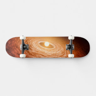 Skateboard Disque De Matériel Autour De Star Fu Orionis.