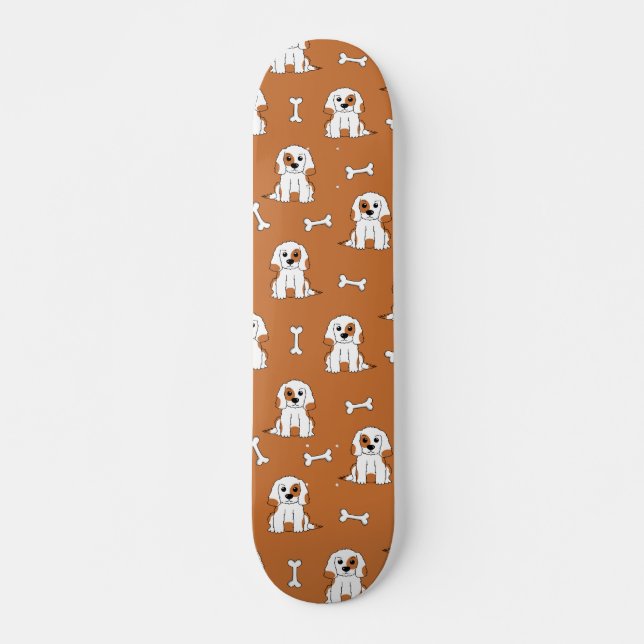 Skateboard Dog and bone (Devant)