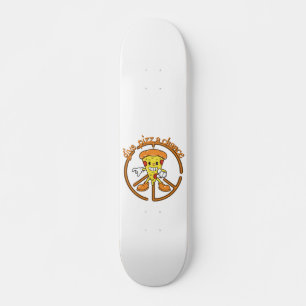 Skateboard DONNER PIZZA A CHANCE drôle pizza jeu de mot idée 
