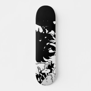 Skateboard Doodle de fleurs