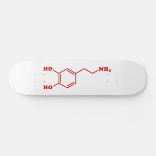 Skateboard Dopamine formule chimique moléculaire