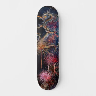 Skateboard Dragon Chinois