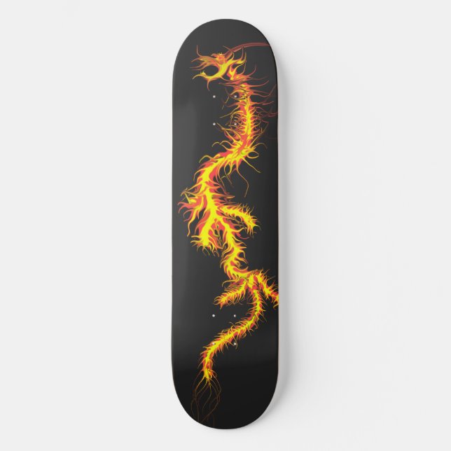 Skateboard dragon du feu (Recto)