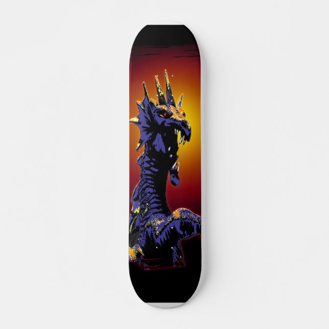 Skateboard Dragon fire (Devant)